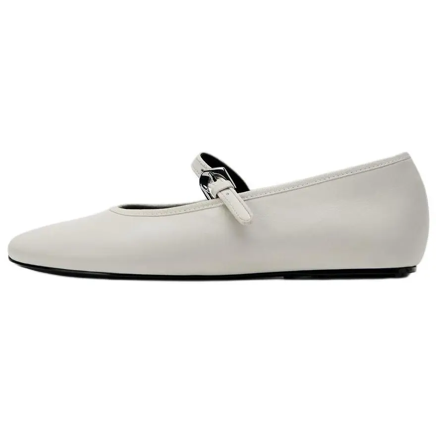 Туфли женские повседневные Women's Casual Shoes Women's Zara, белый