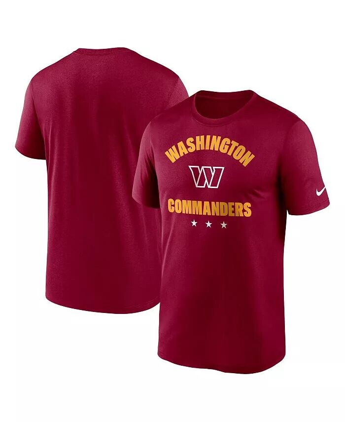 

Мужская бордовая футболка Washington Commanders Arch Legend Nike