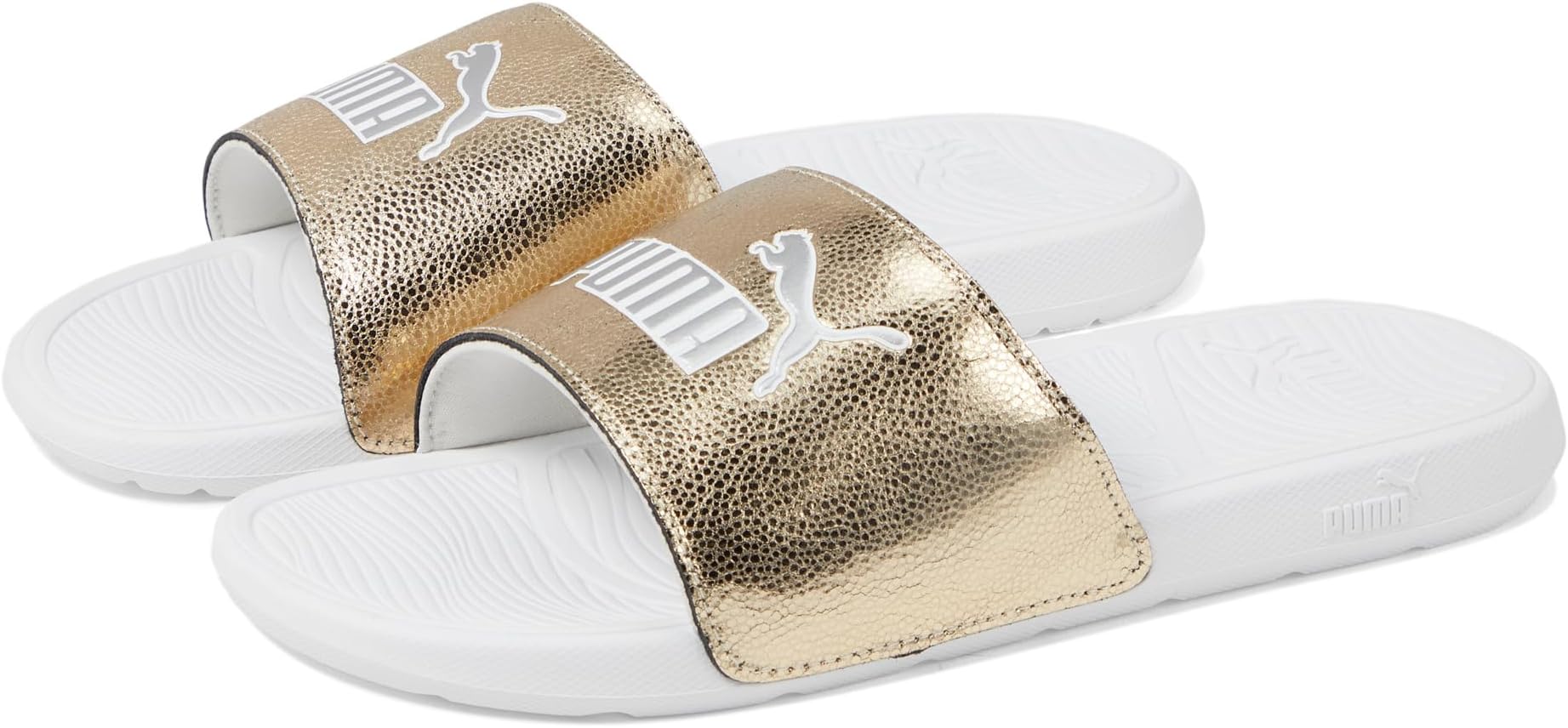 

Сандалии PUMA Cool Cat 2.0 Metallic Shine, цвет PUMA Gold/PUMA Silver/PUMA White