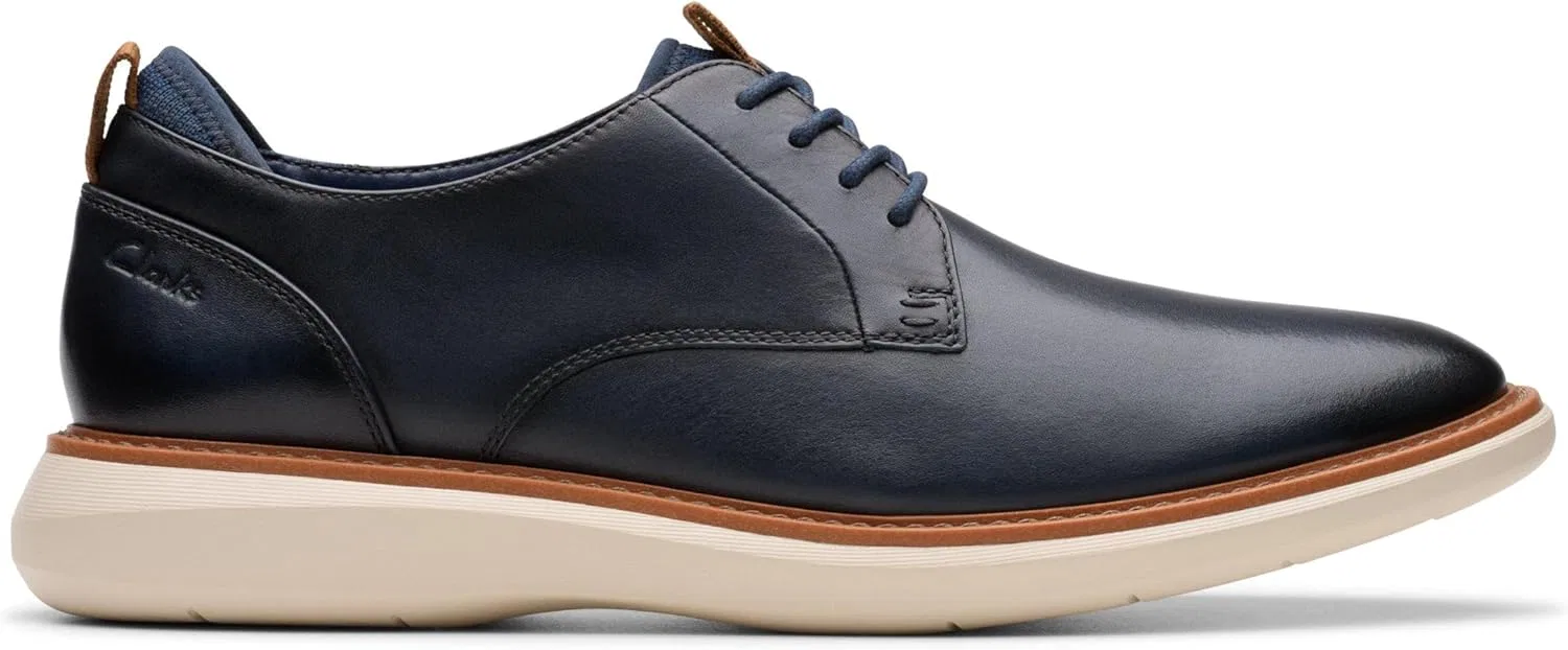 Туфли Clarks Men's Brantin Plain, 3-Navy Leather