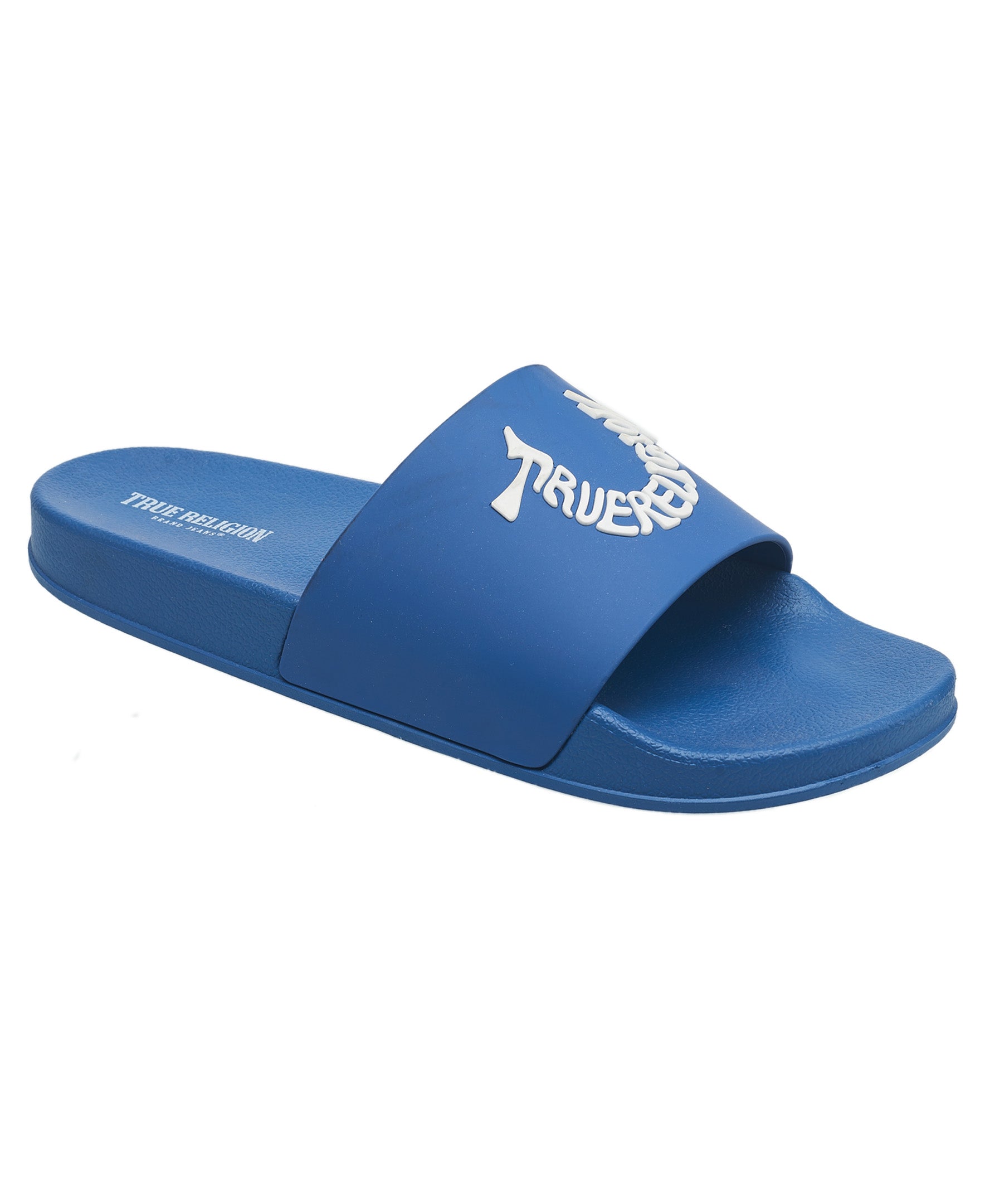 True Religion Men's TI Logo Slide, синий