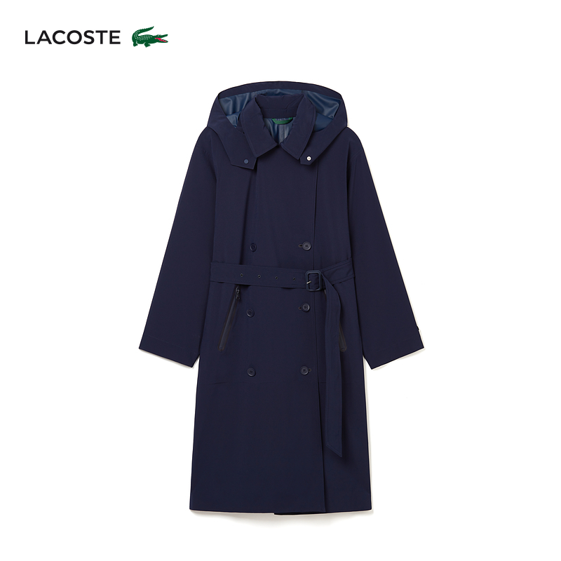 

Ветровка женская Lacoste повседневная, темно - синий