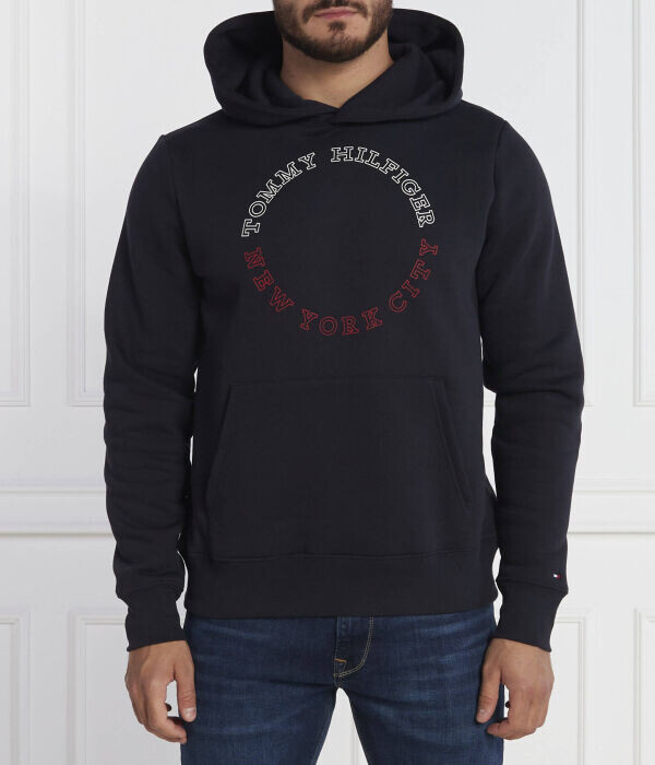 

Толстовка Tommy Hilfiger Monotype Roundall, синий