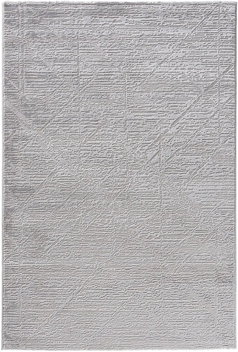 

Ковер Sehrazat "Moda 1200", прямоугольный, короткий ворс, эффект 3D, структура высокая-низкая, гостиная 120х170 см, серый