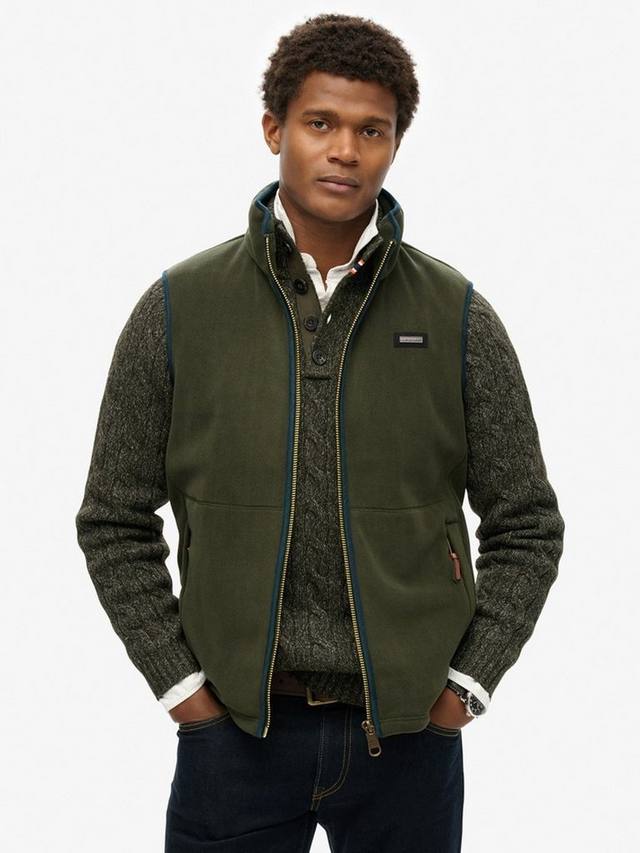 

Флисовая безрукавка Estate Superdry, Surplus Goods Green