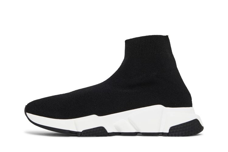 Кроссовки Balenciaga Wmns Speed Sneaker 'Midsole Graffiti - Black White', черный — фото 3