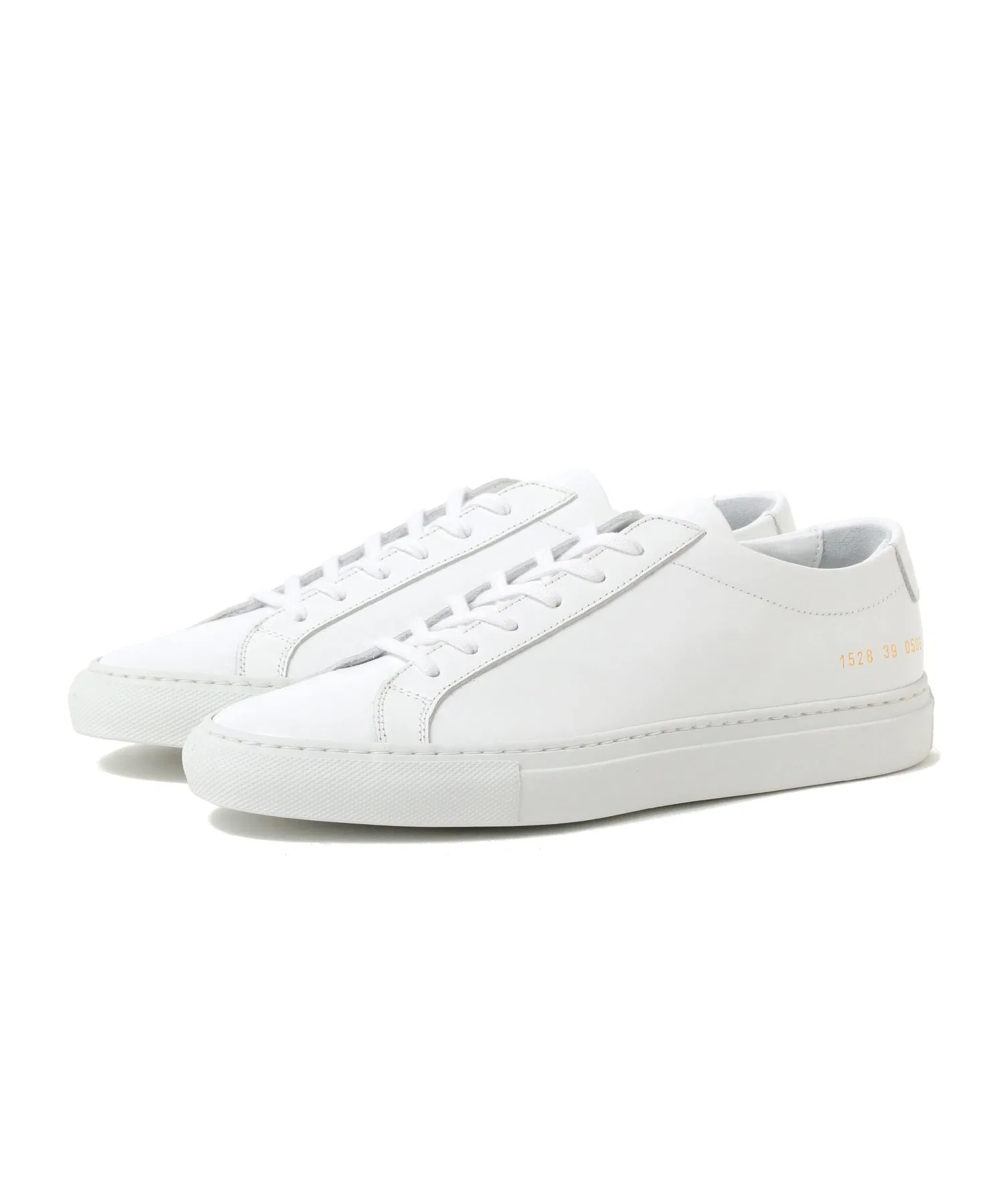 Мужские кожаные кроссовки Common Projects Achilles белые — фото 4