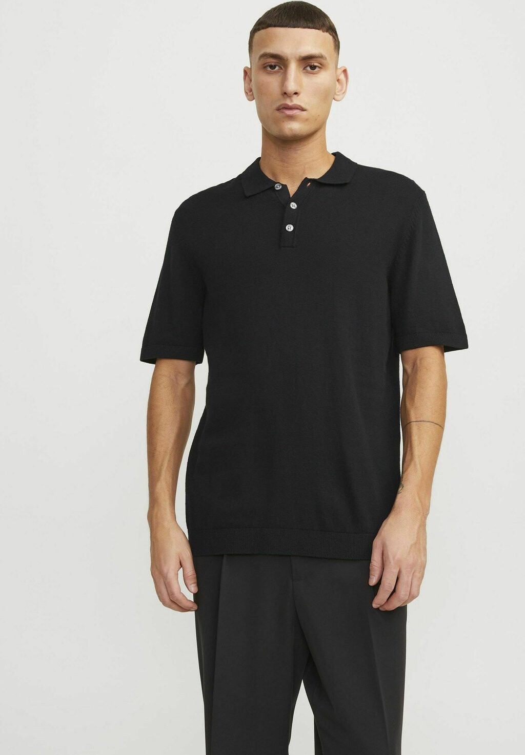 

Рубашка-поло Jack & Jones, цвет black