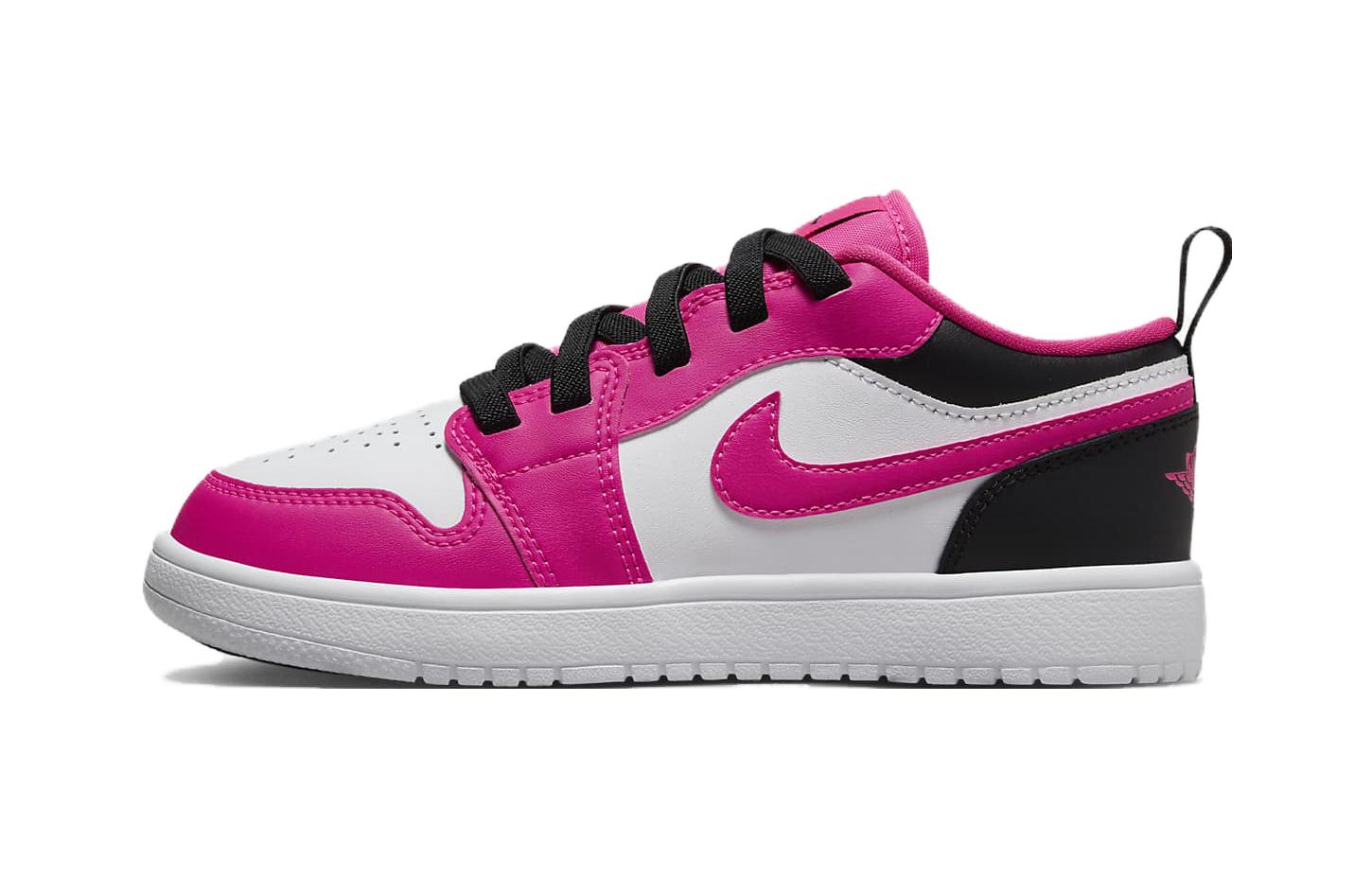 

Детские кроссовки Air 1 Low "Fierce Pink" Jordan, розовые черные