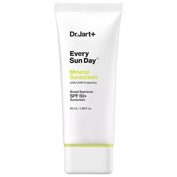 

Солнцезащитный крем для лица с минеральным эффектом SPF 50+ на каждый день Dr. Jart