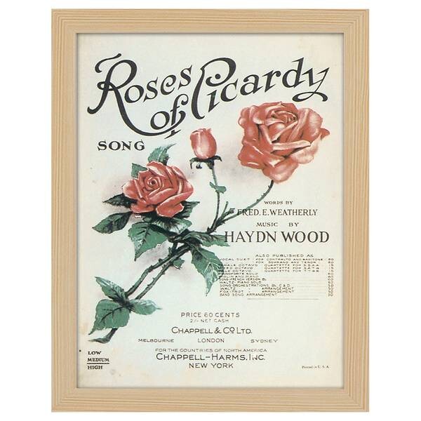 

Рамка для фотографий LegendArte Poster Roses of Picardy цвет eiche