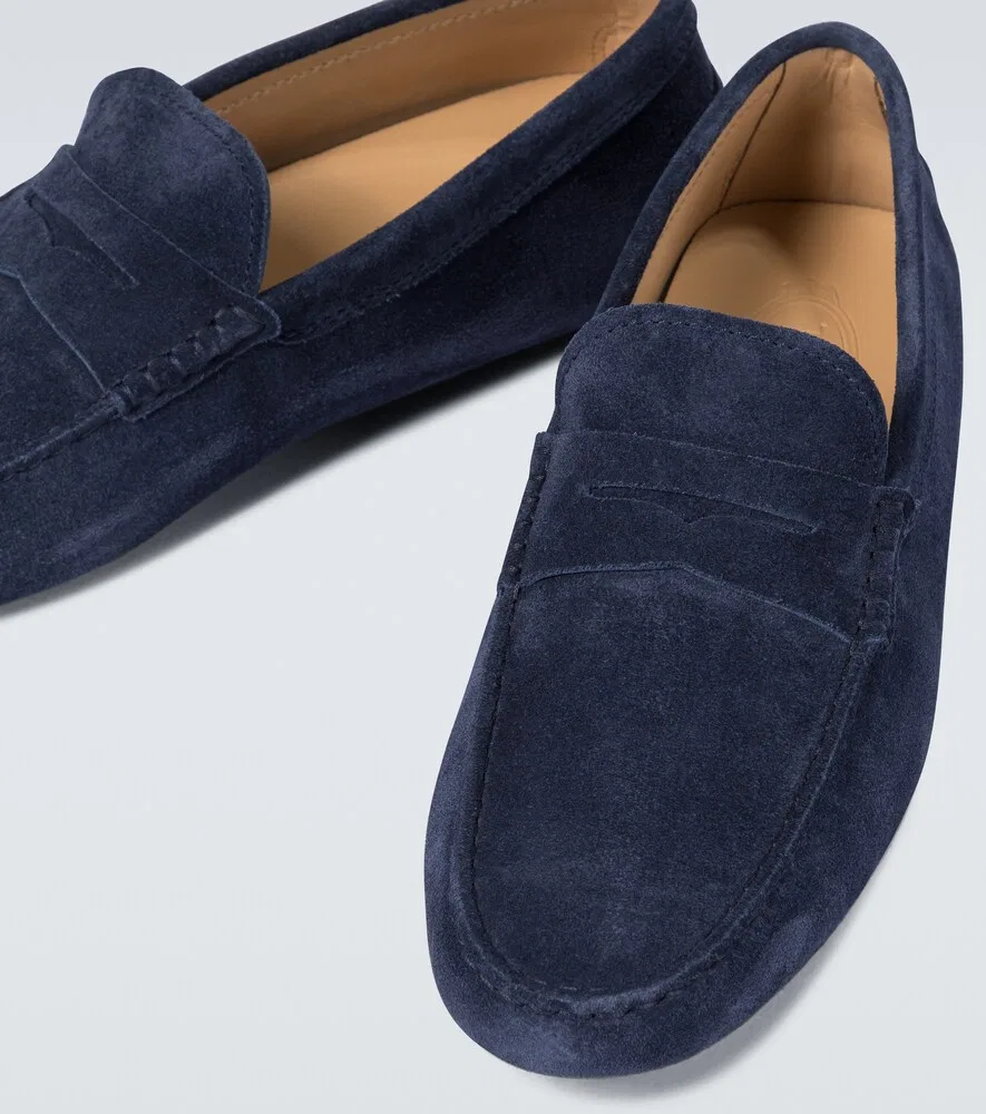 Водительские туфли Nuovo Gommino Tod's, синий — фото 3