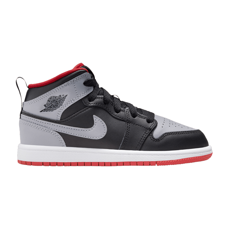 

Кроссовки Air Jordan Air Jordan 1 Mid PS 'Bred Shadow', черный