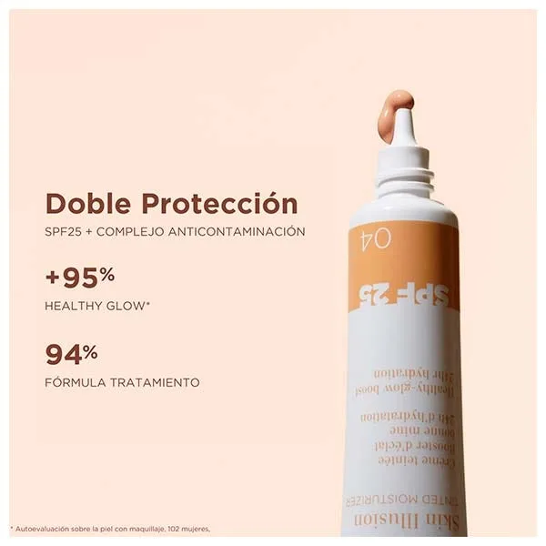 Тональная основа CLARINS Skin Illusion Tinted Moisturizer Spf25, 8 — фото 3