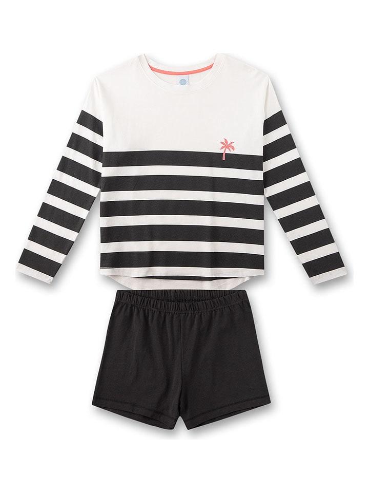 

Пижама Sanetta, белый/черный