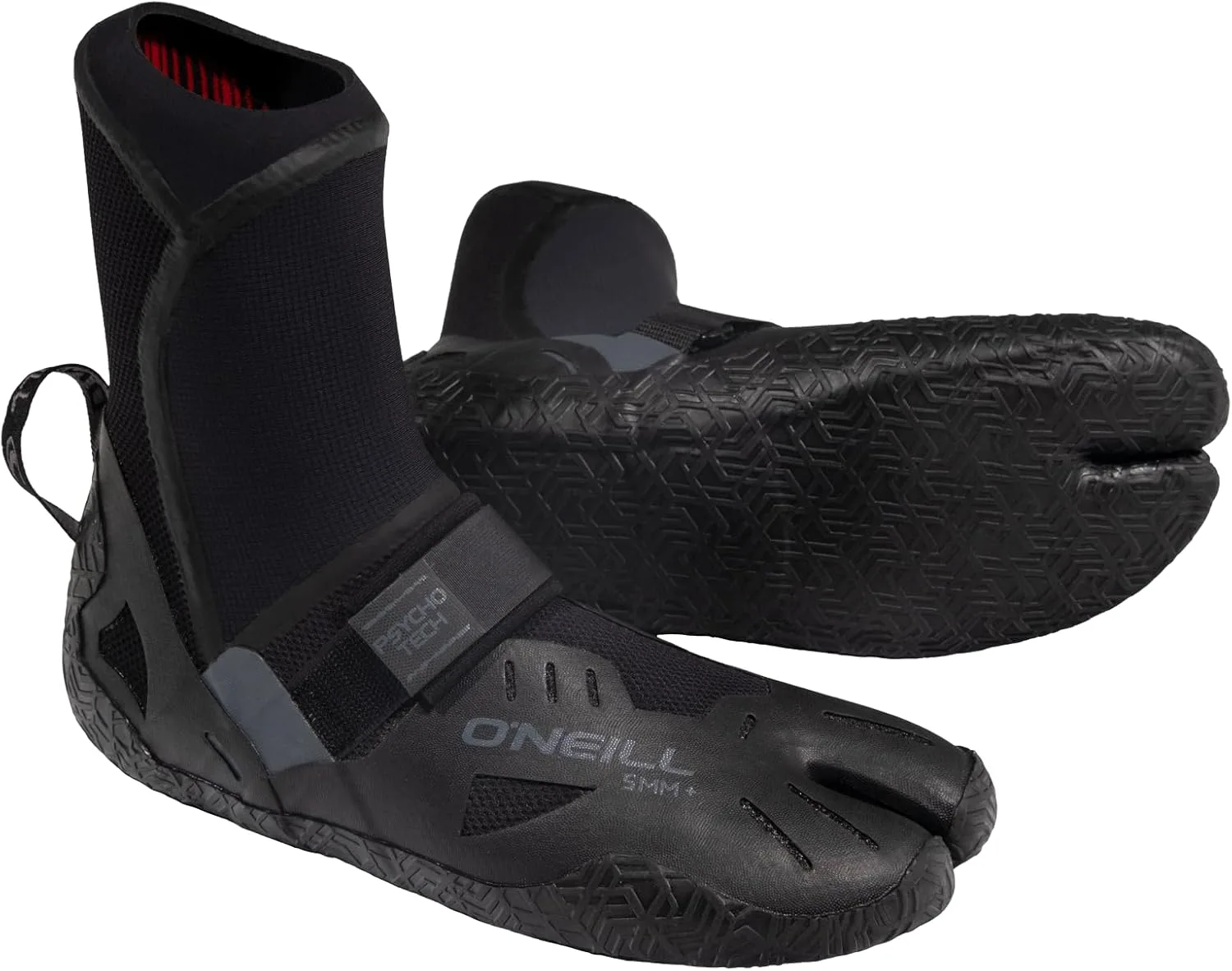 Мужские ботинки для серфинга O'NEILL Psycho Tech 5 мм + с приподнятым носком, черный