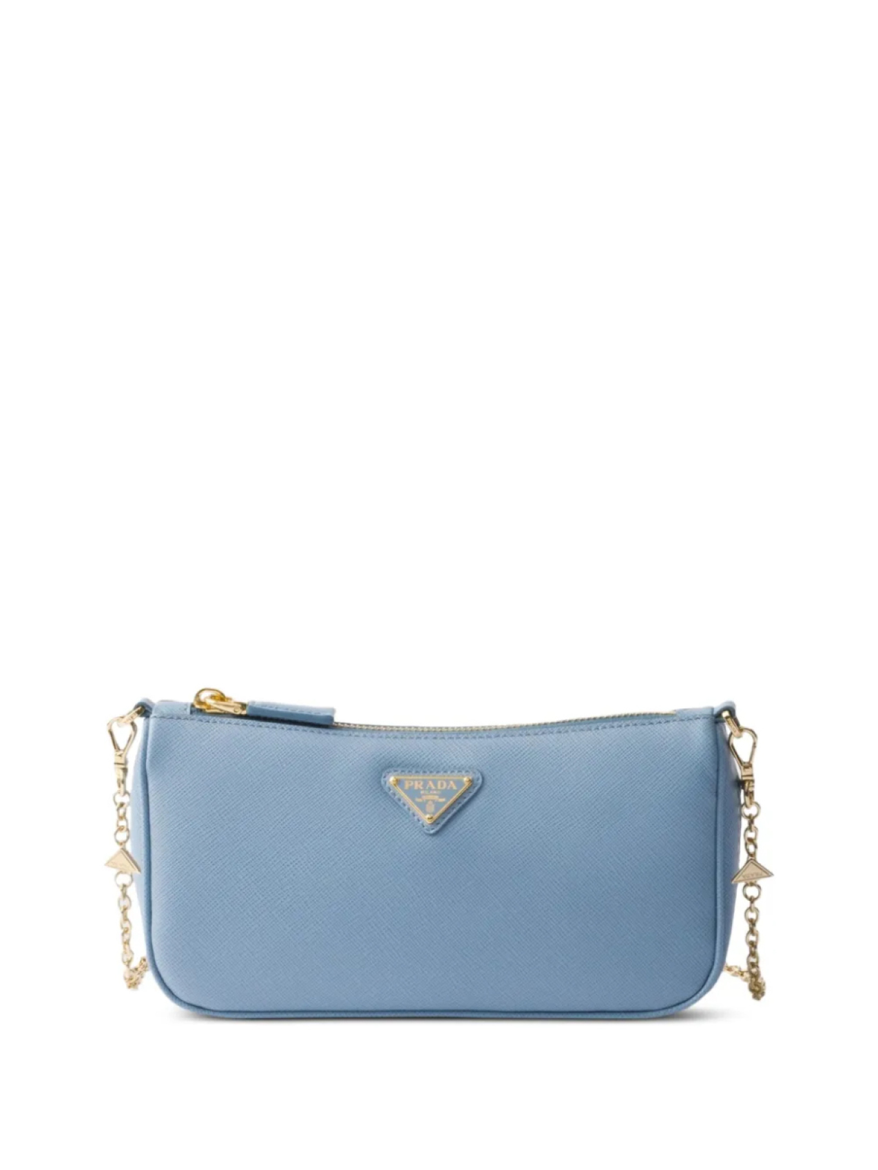 

Мини-сумка Prada из сафьяновой кожи, синий
