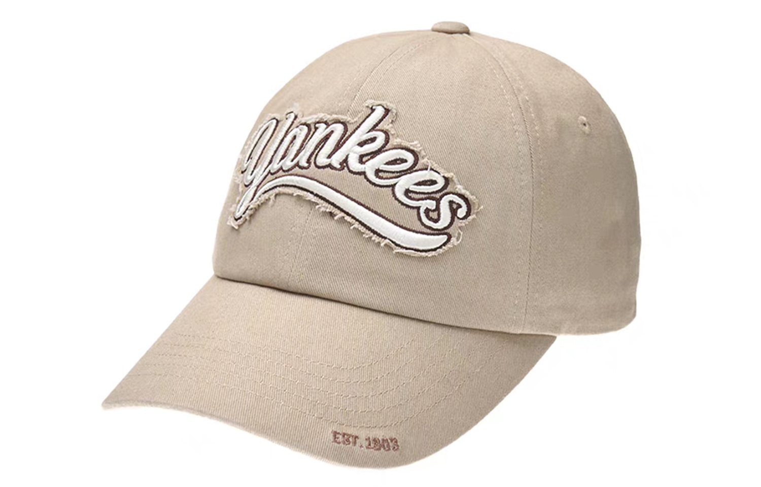 

MLB Хлопковая бейсболка для защиты от солнца унисекс экрю, Ecru