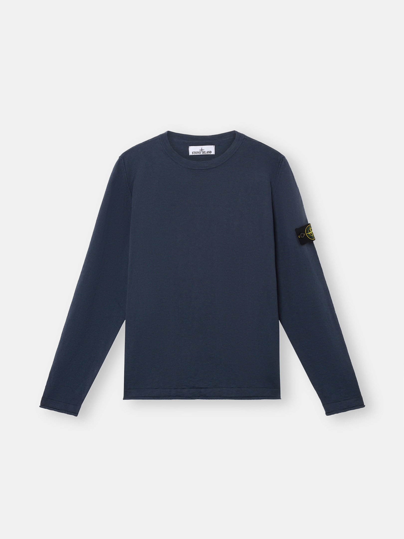 

Свитер с круглым вырезом и небольшими валиками Stone Island 5100052 ORGANIC COTTON WITH NYLON, Navy Blue