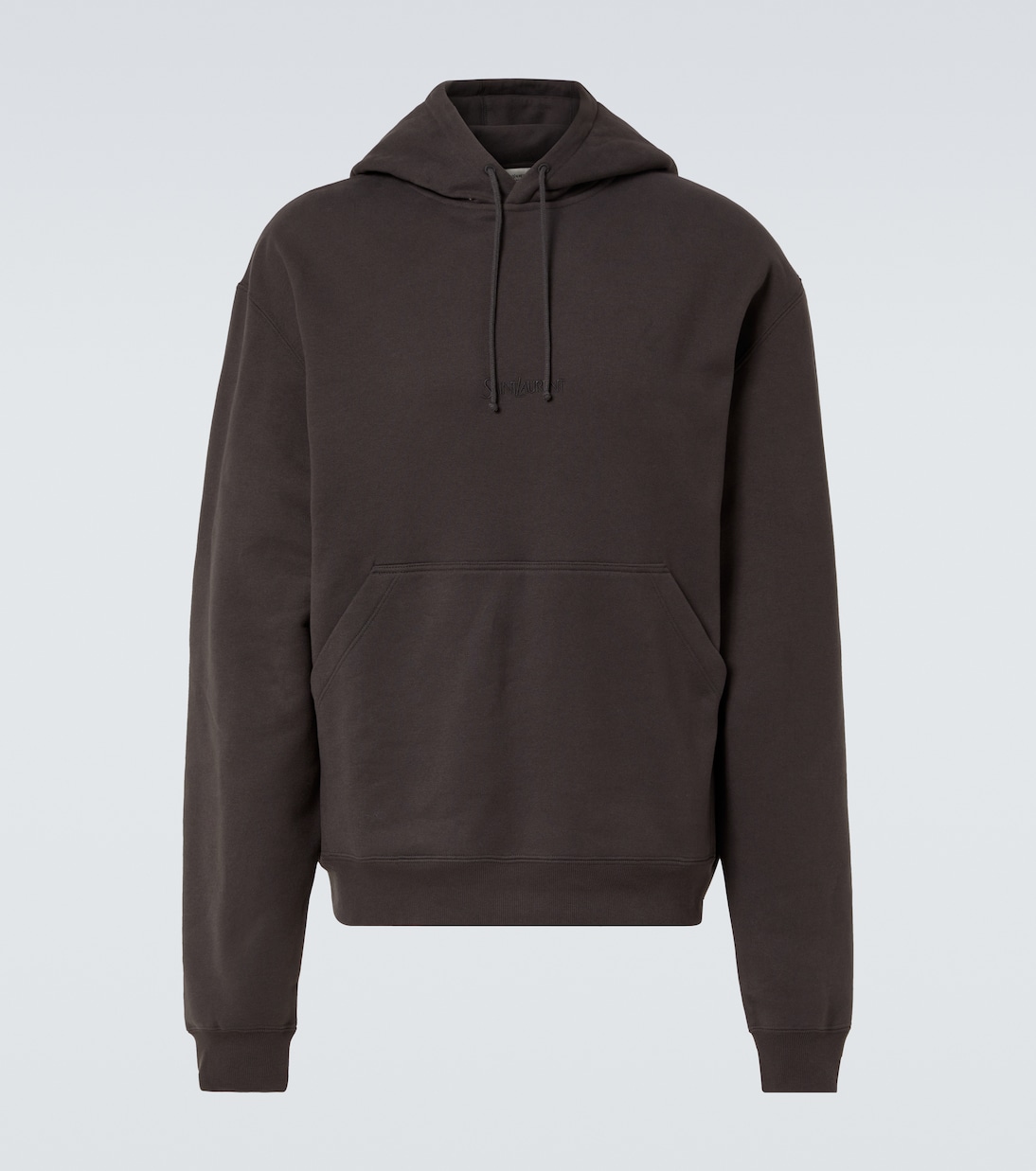 

Хлопковый худи Saint Laurent, Acier