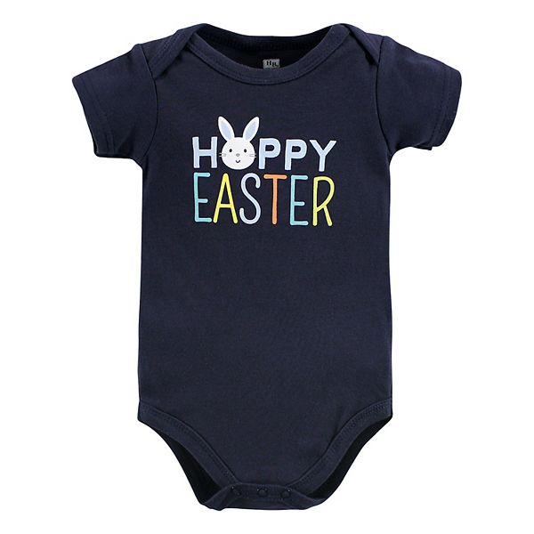 Боди для мальчика из хлопка, Hoppy Easter Hudson Baby — фото 3