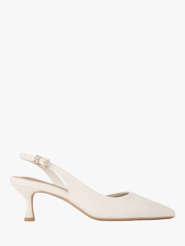 Туфли-лодочки на кошачьем каблуке aria low2 KG Kurt Geiger, цвет Natural Putty
