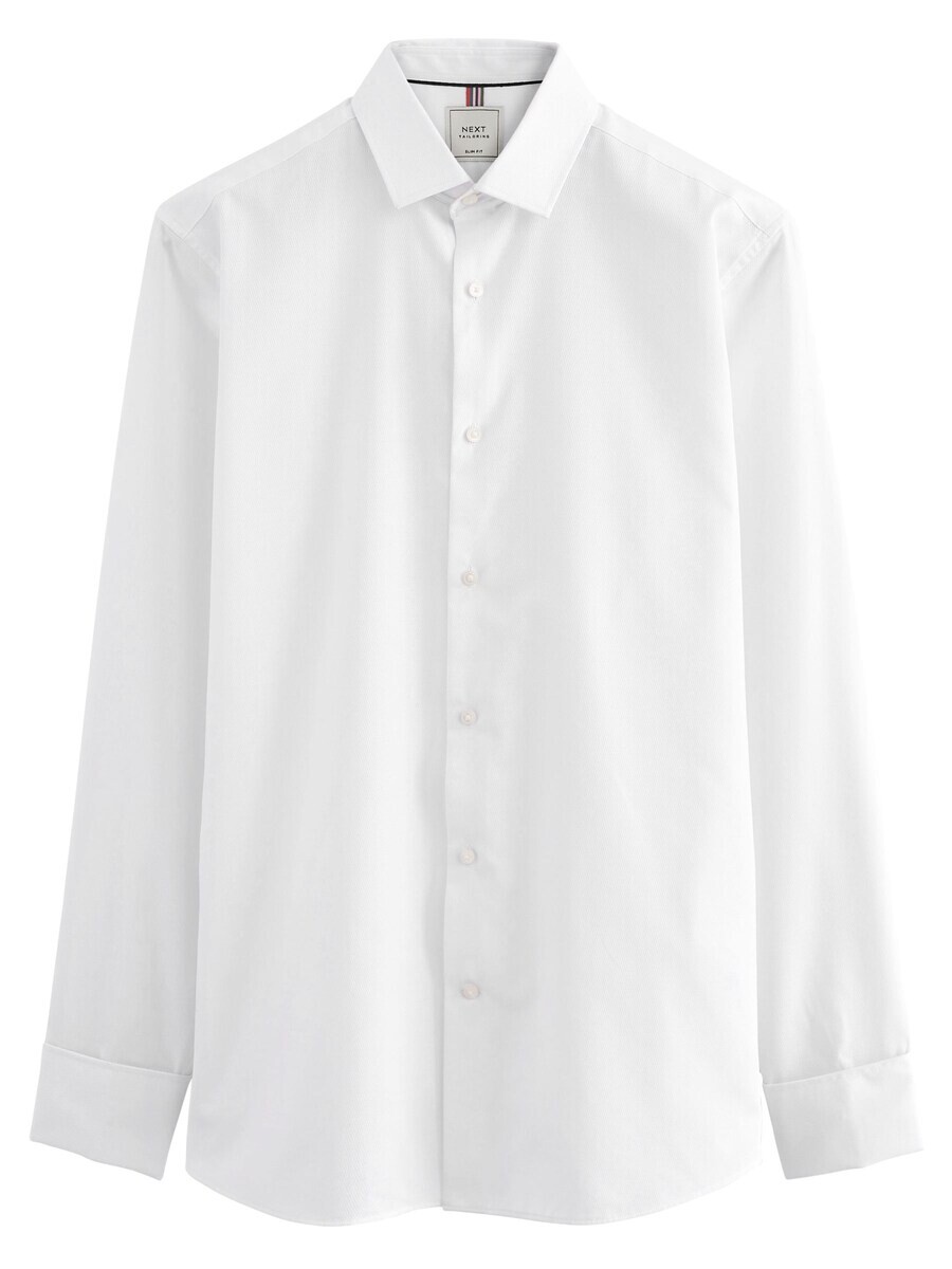 

Повседневная рубашка Next Regular fit Button Up Shirt, белый