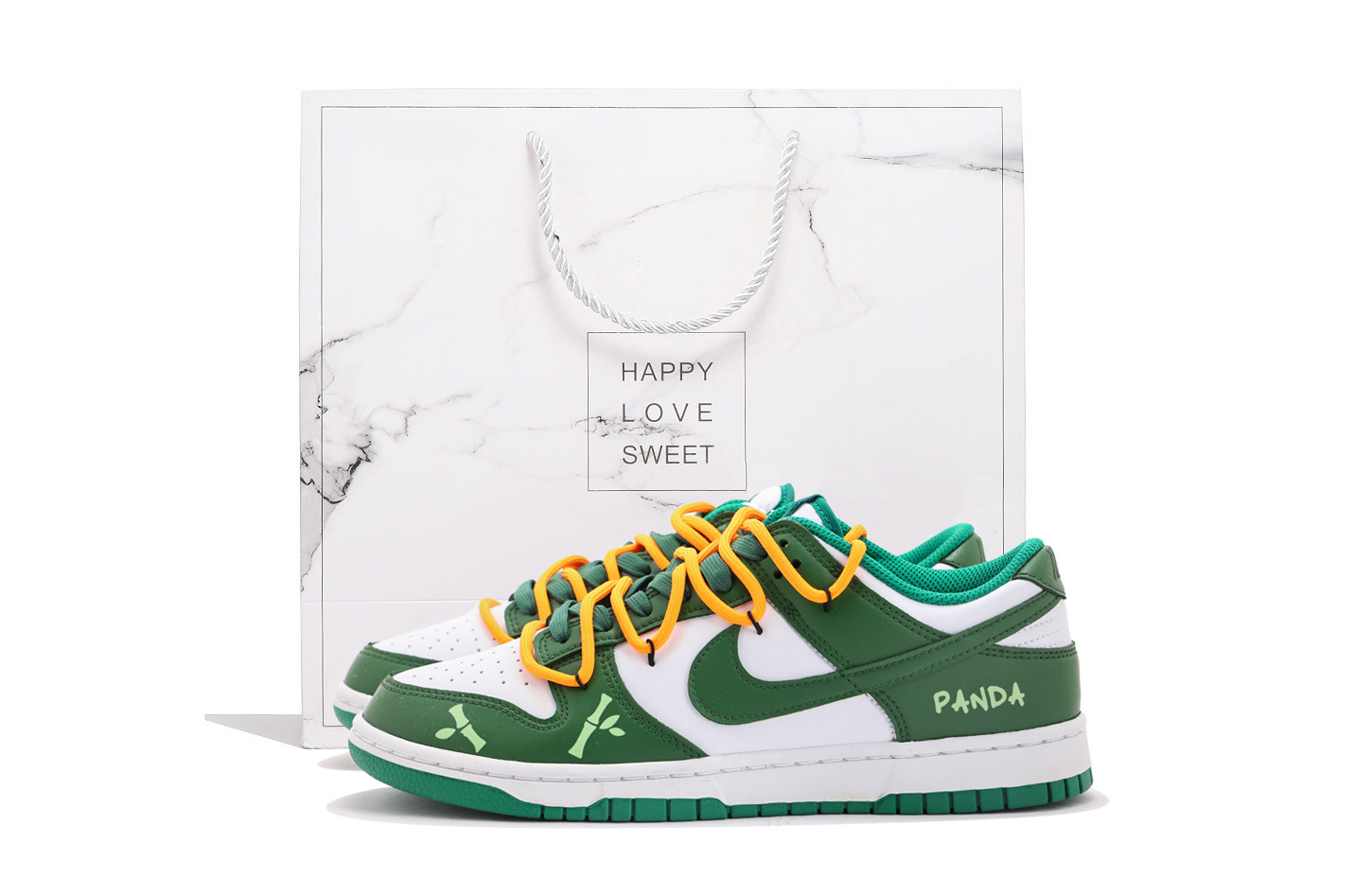

Nike Кроссовки для скейтбординга Dunk Coverage, износостойкие, низкие, мужские, белые, зеленые