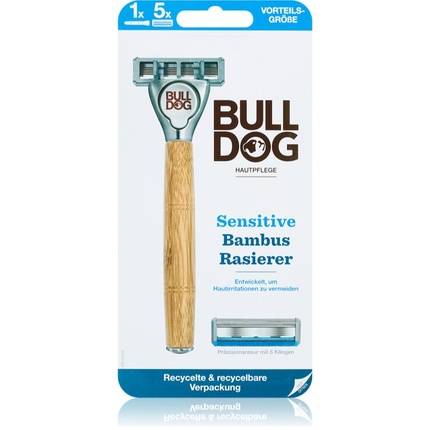 

Бритва Sensitive Bamboo + сменная головка - 1 шт Bulldog