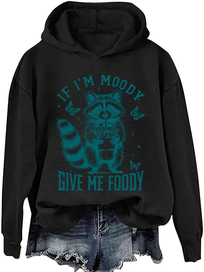 Худи If I'm Moody Give Me Foody — фото 3