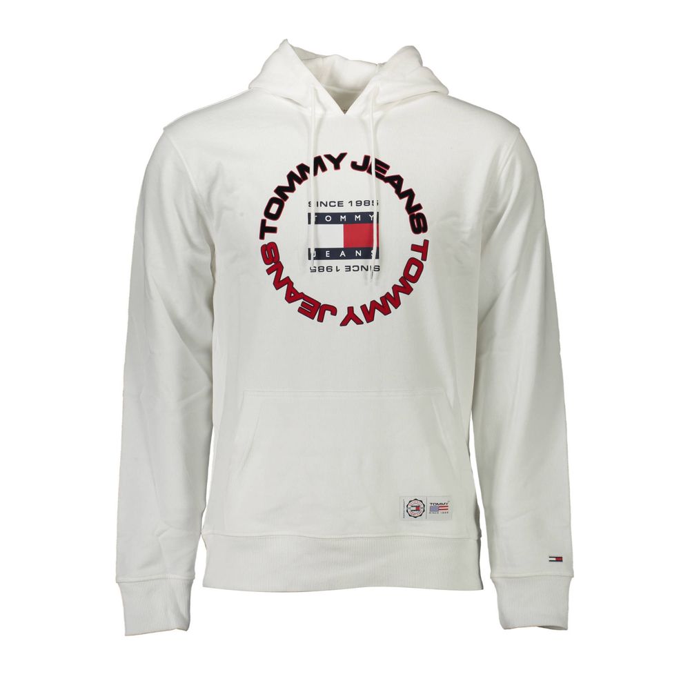 

Белый хлопковый мужской свитер Tommy Hilfiger