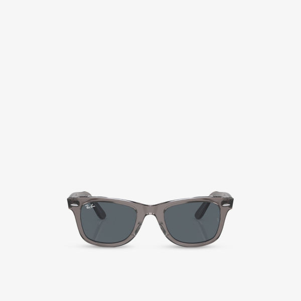 

Солнцезащитные очки Ray-Ban Wayfarer прямоугольные из ацетата, серый