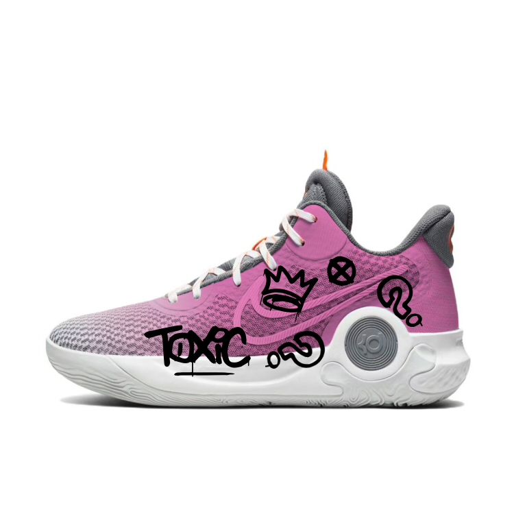 

Nike Кроссовки KD Trey 5 IX Cushioning Anti-Slip And Wear-Resistant Mid-Top Basketball Shoes Unisex Fuchsia