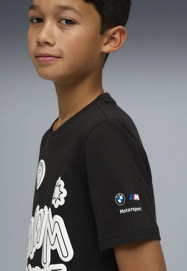 Футболка с принтом bmw m motorsport sportswear Puma, Black — фото 3