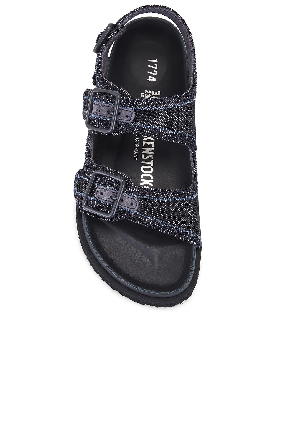 Миланские сандалии Birkenstock 1774, цвет Dark Wash Denim — фото 4