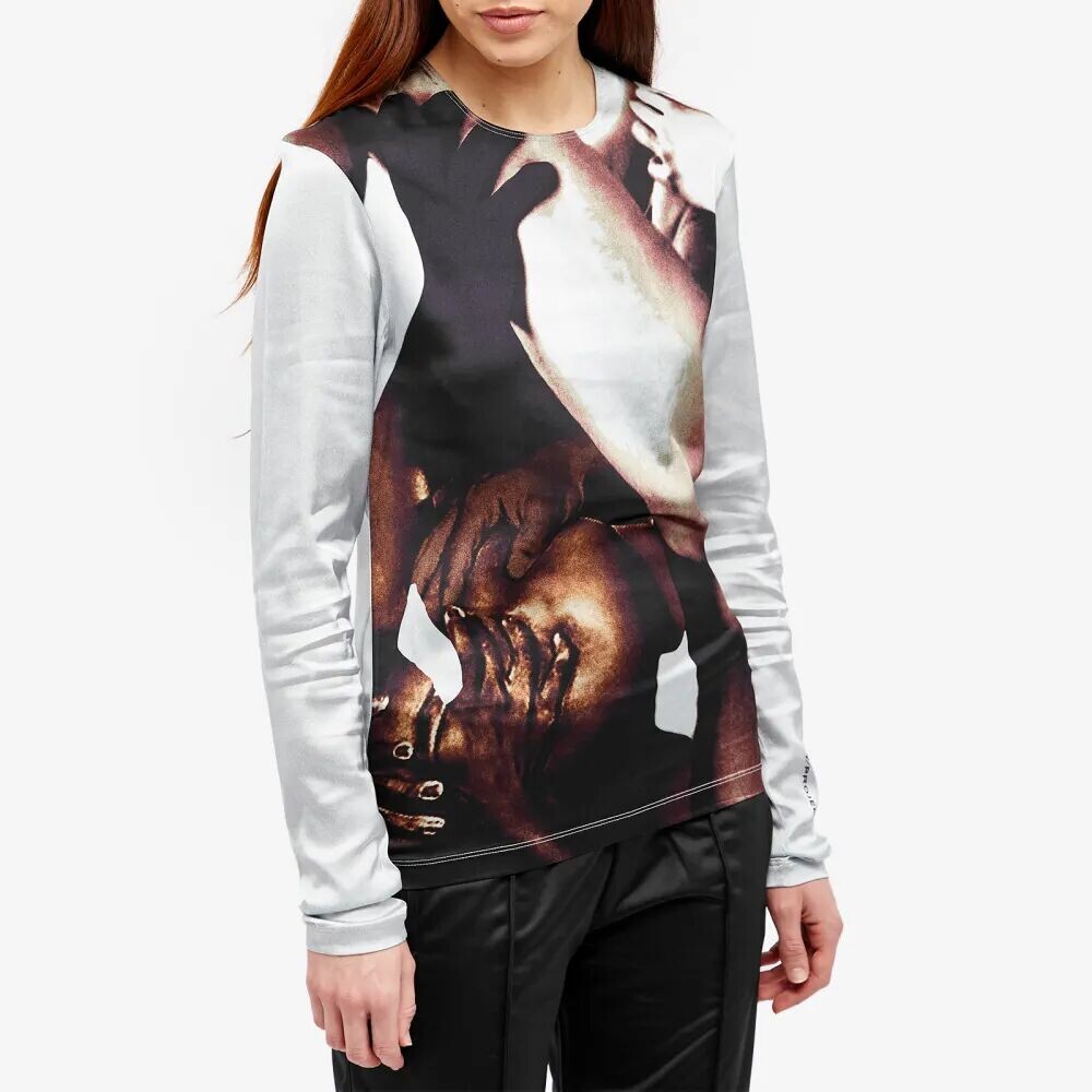 

Y-Project Приглаженный топ body collage, белый
