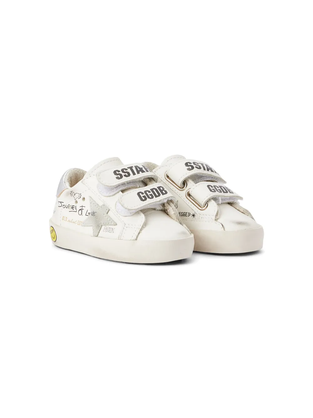 Кеды Old School Junior Golden Goose Kids, белый