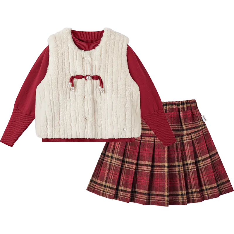 

Детский новогодний костюм Disney, красный