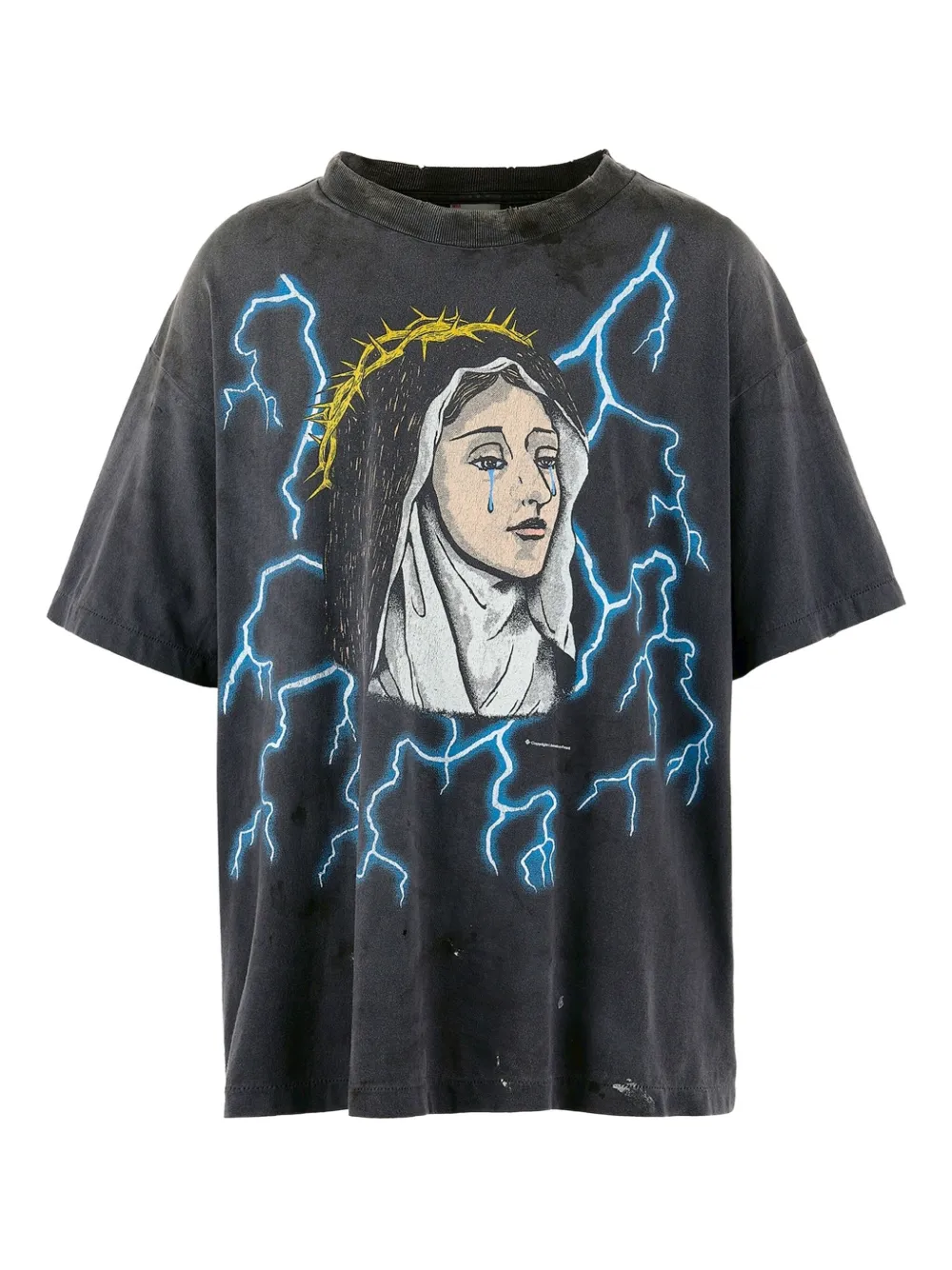 

Футболка с принтом SAINT MXXXXXX, серый