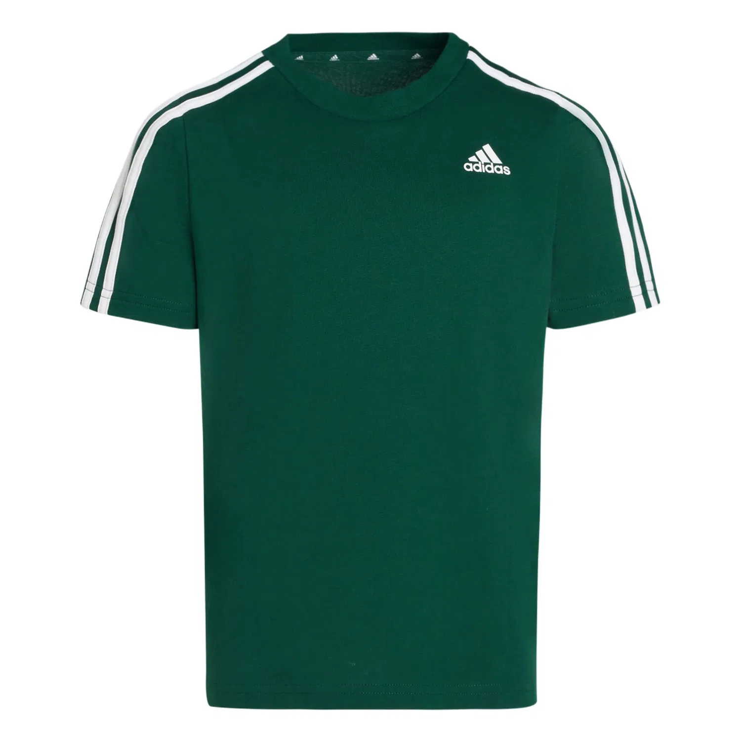 Футболка Essentials Cotton Kids' Adidas, Forest Green/White