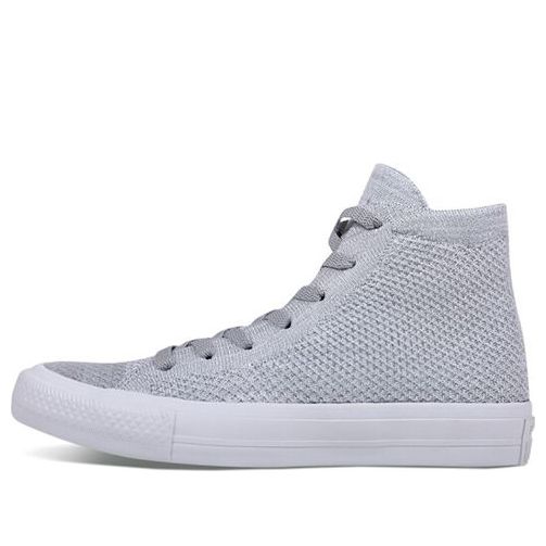 

Кроссовки Converse Chuck Taylor All Star II Nike Flyknit Grey White, серый