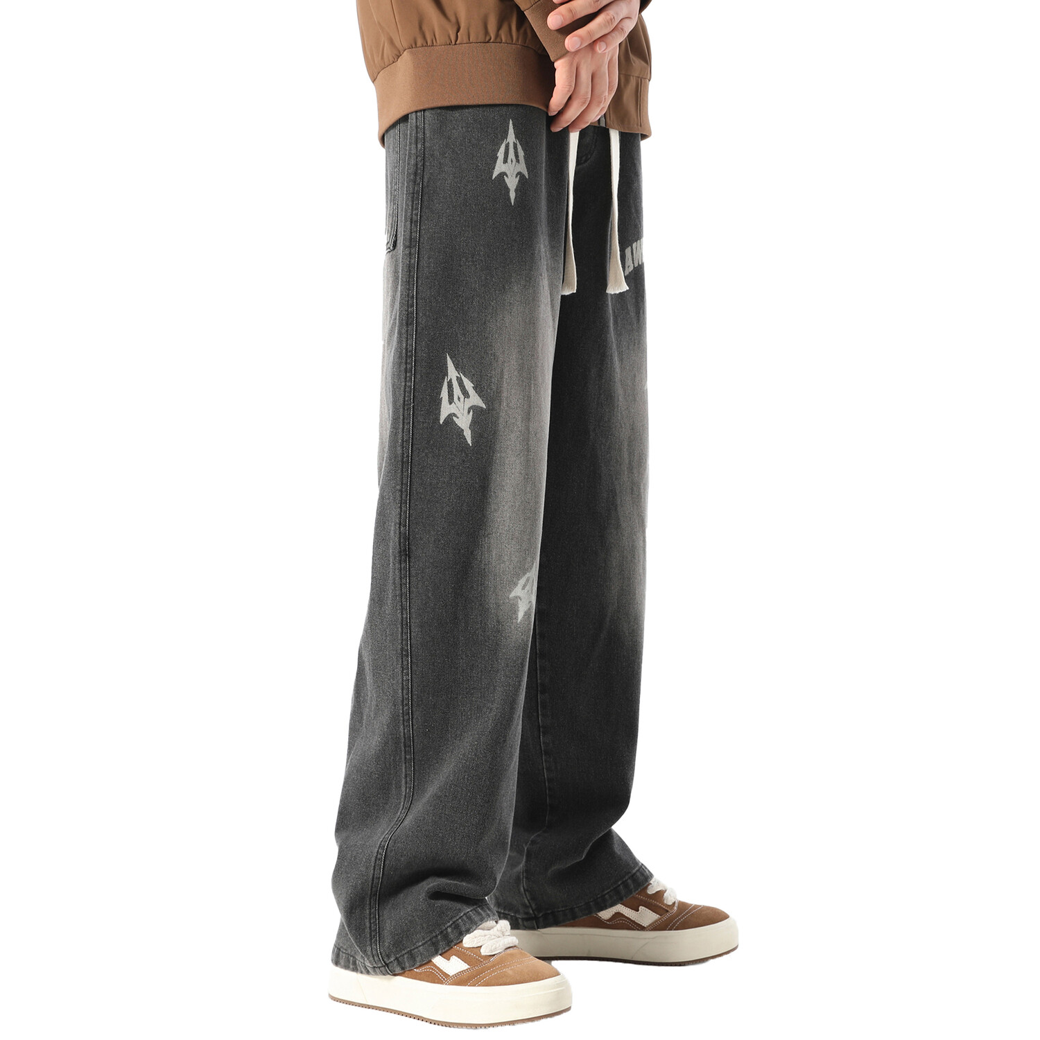 

Джинсы Tencent Video Doki, черно-серый