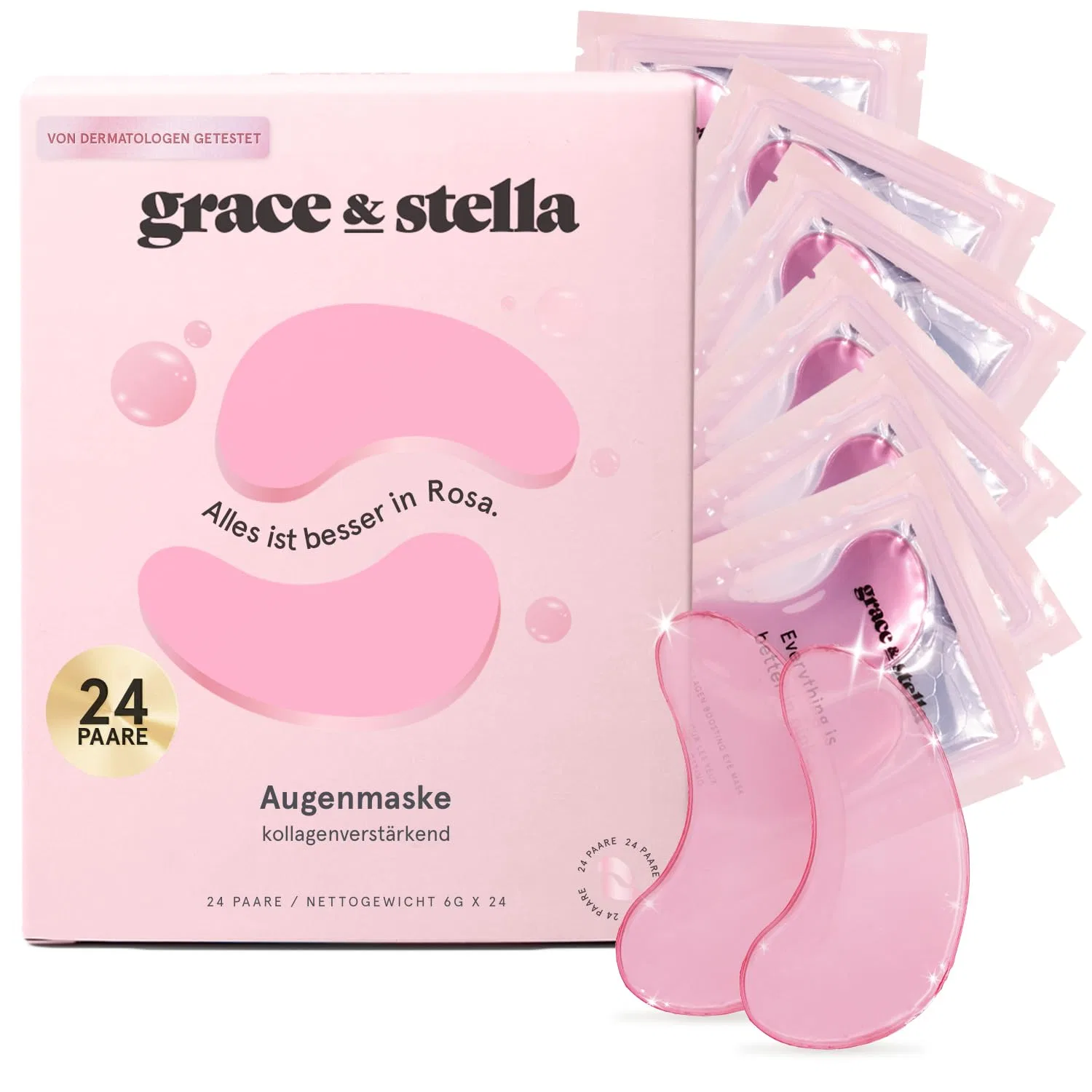Маски-патчи для глаз grace & stella от темных кругов Grace & Stella