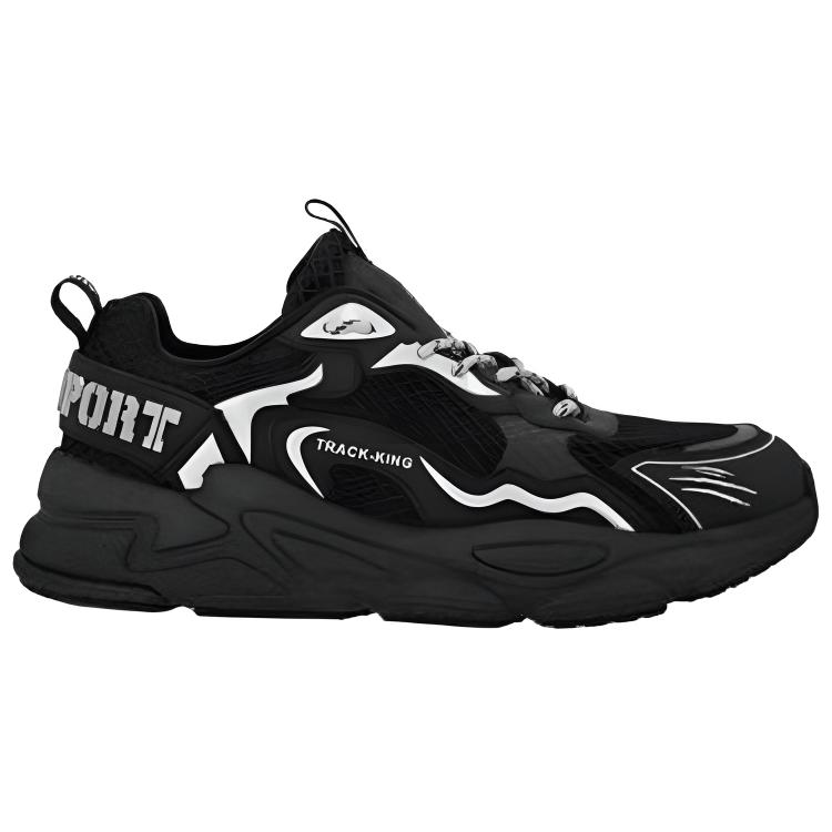 PLEIN SPORT Track King Low top Casual Shoes Unisex Black — фото 3
