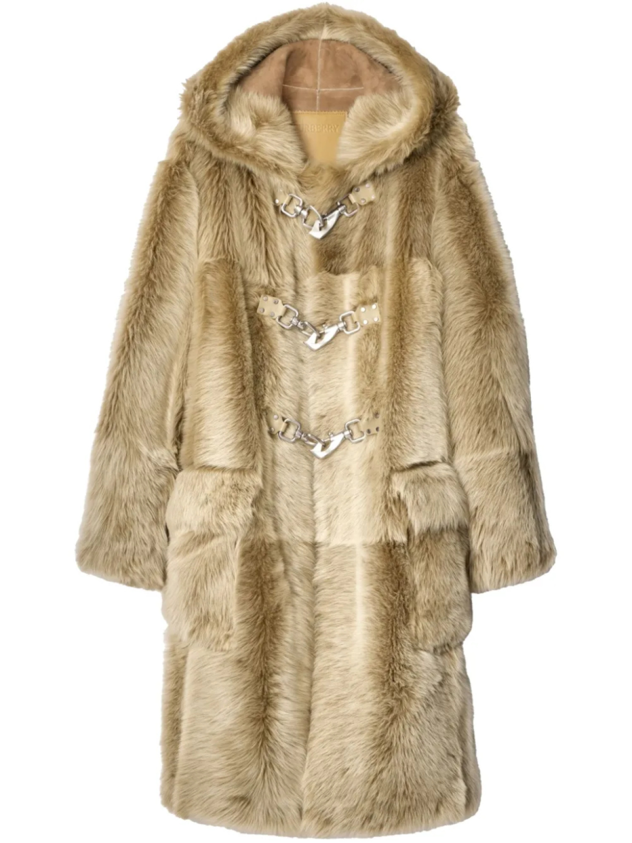 

Burberry дафлкот из овчины, нейтральный
