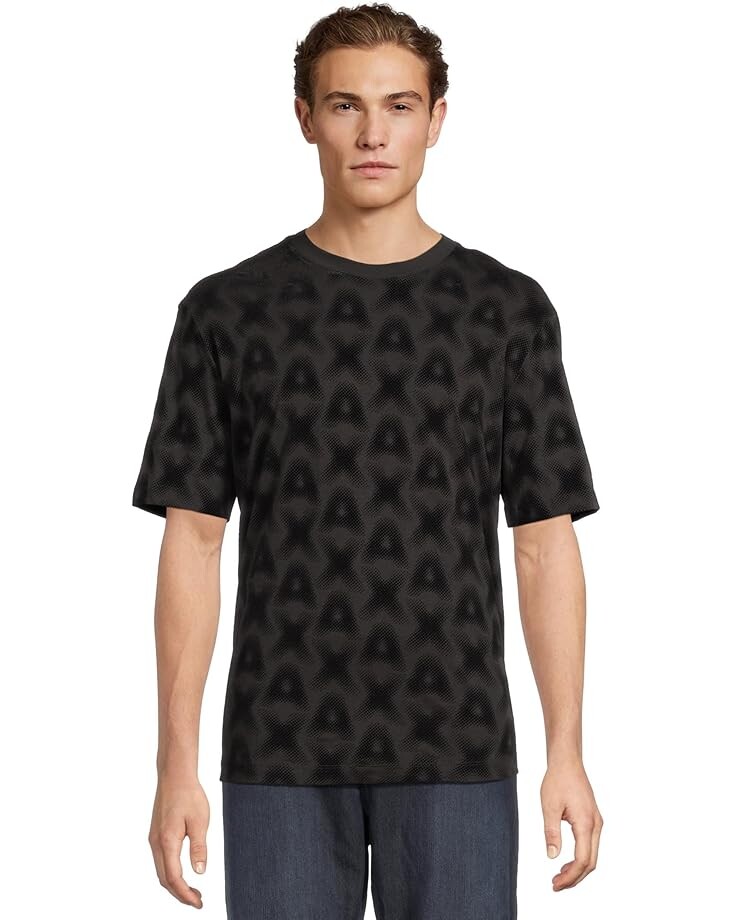 

Толстовка Armani Exchange Aix Armani ExchangeS Flocking T-Shirt, черный