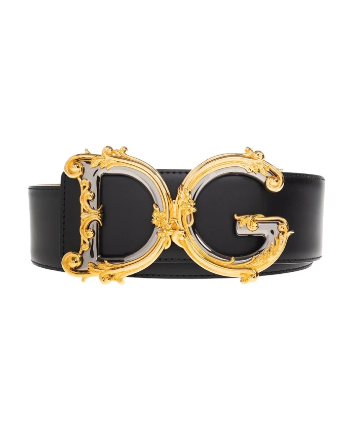 

Кожаный ремень Dolce & Gabbana, черный