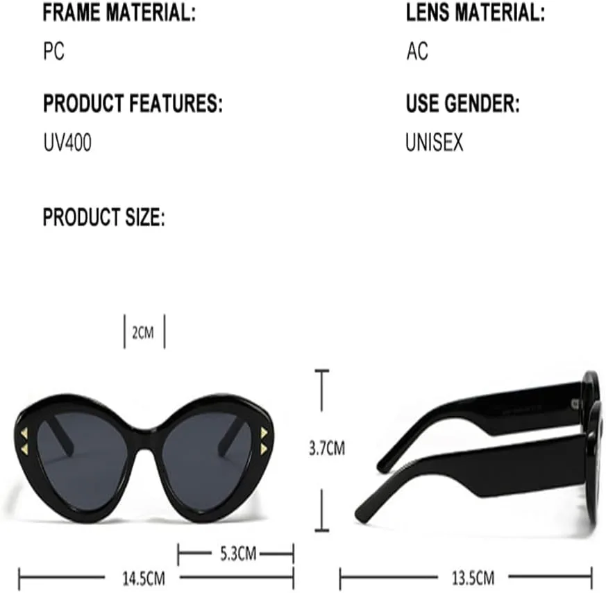 

Ретро-очки «кошачий глаз» для женщин и мужчин, классический винтажный стиль, защита от УФ-излучения UV400 для использования на открытом воздухе KTUCN, Beige