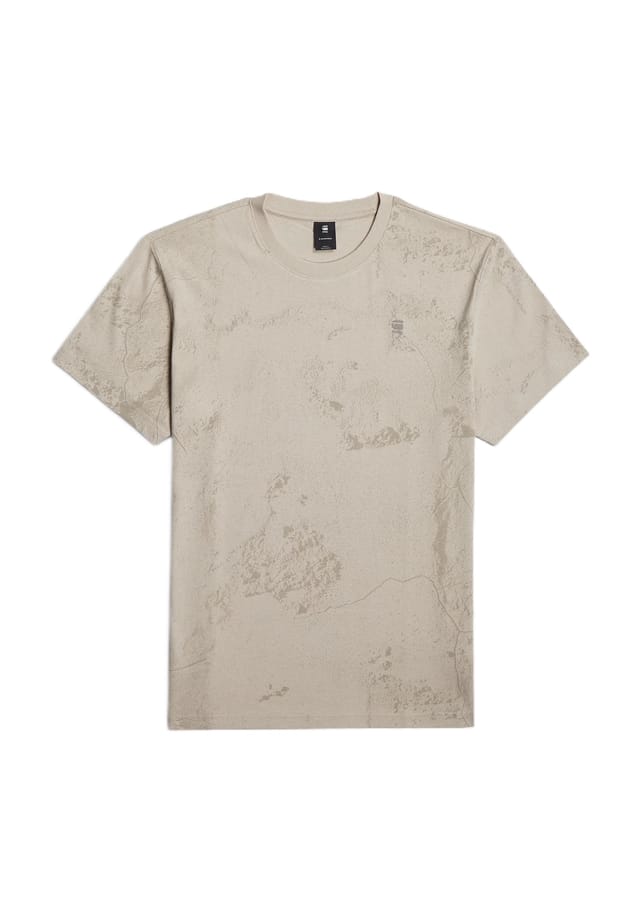 

Хлопковая футболка G-Star Raw, цвет h342 dk brick con
