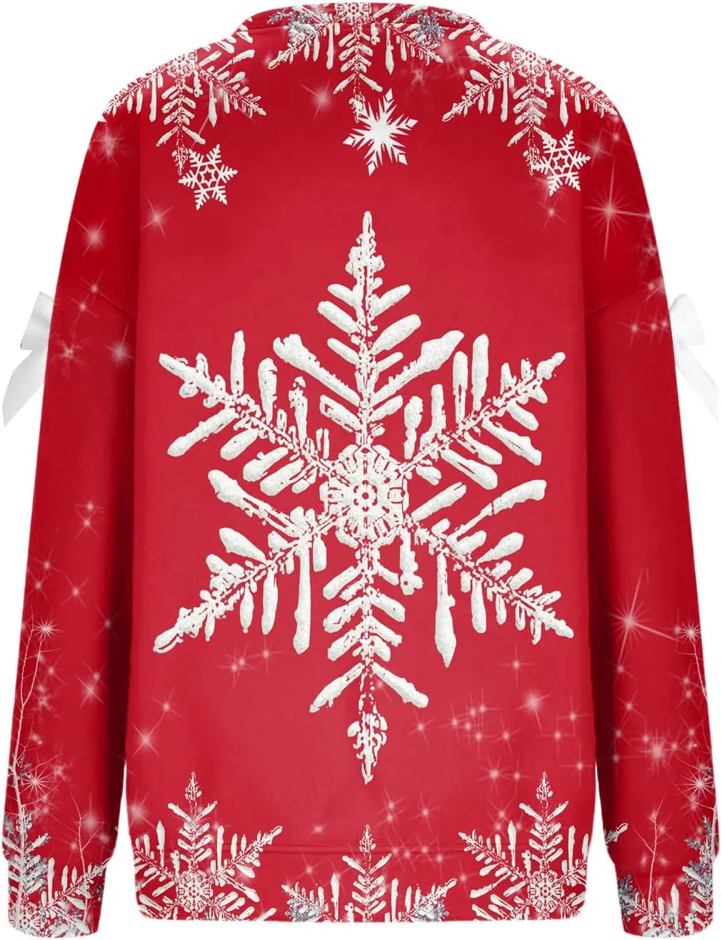 Женский свитшот с принтом Santa, бренд Generic, цвет 4-red — фото 2
